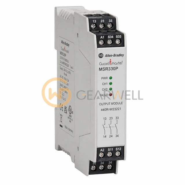 Allen-Bradley 440R-W23221 Guardmaster MSR330P Group 1 Safety Relay