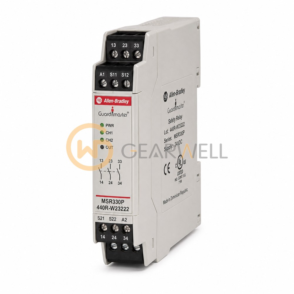 Allen-Bradley 440R-W23222 Guardmaster MSR330P Group 2 Safety Relay