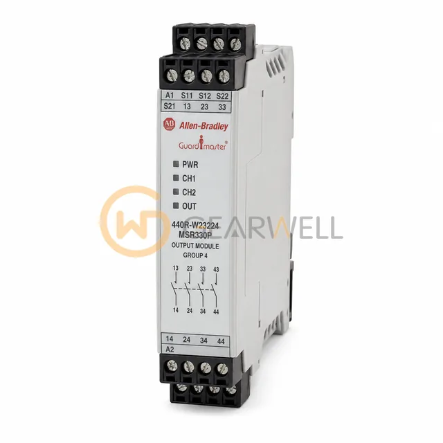 Allen-Bradley 440R-W23224 MSR338P Time Delay Expansion Module