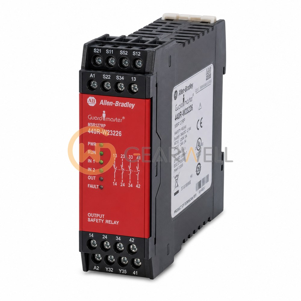 Allen-Bradley 440R-W23226 MSR338P Time Delay Expansion Module