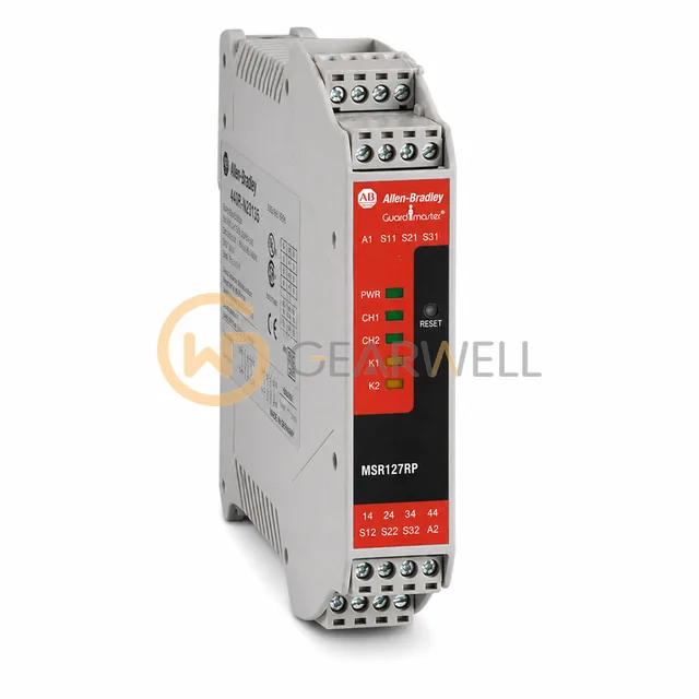 Allen-Bradley 440RN23135 Guardmaster MSR127RP Safety Relay