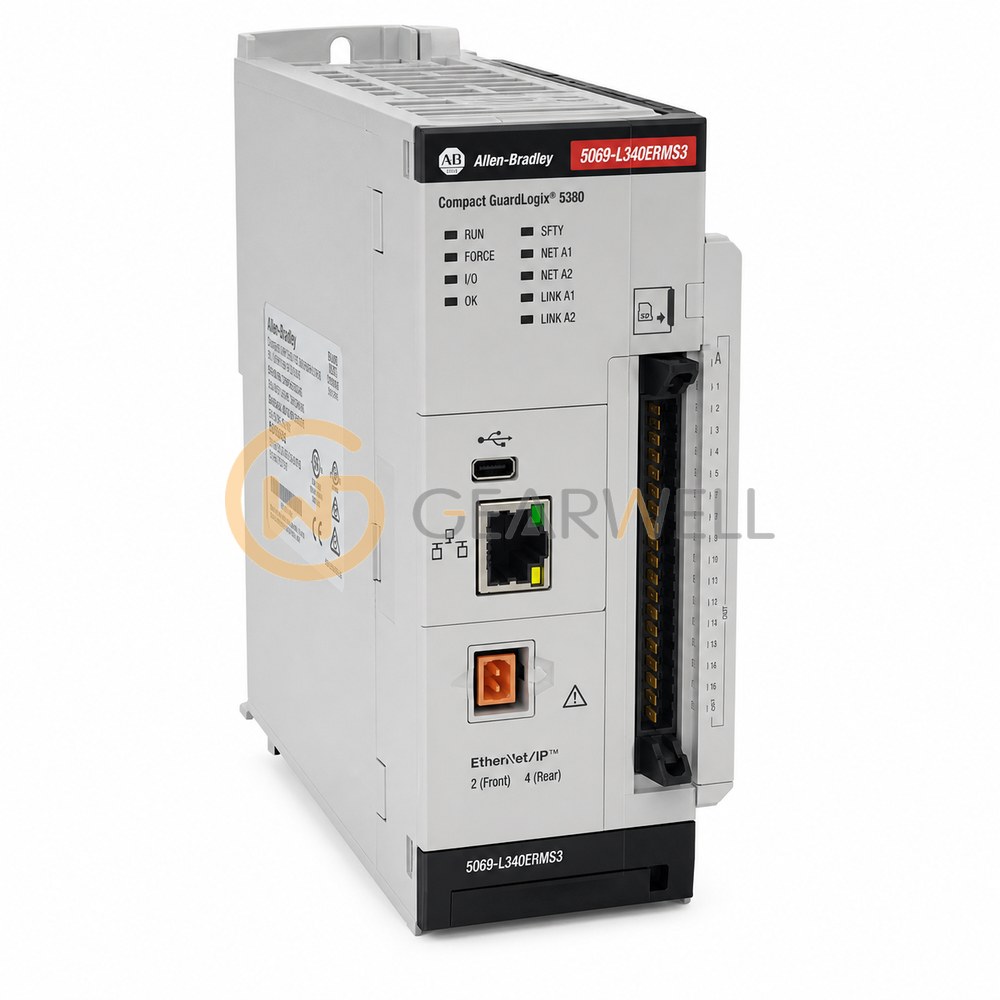 Allen-Bradley 5069-L340ERMS3 Compact GuardLogix 5380 4 MB SIL 3 Motion Safety Controller