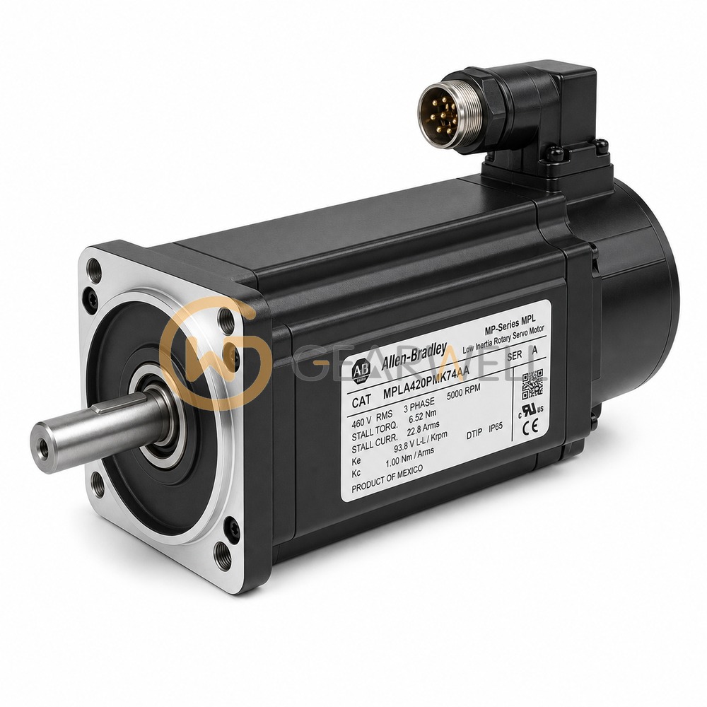Allen-Bradley MPLA420PMK74AA MP-Series MPL Low-Inertia Servo Motor