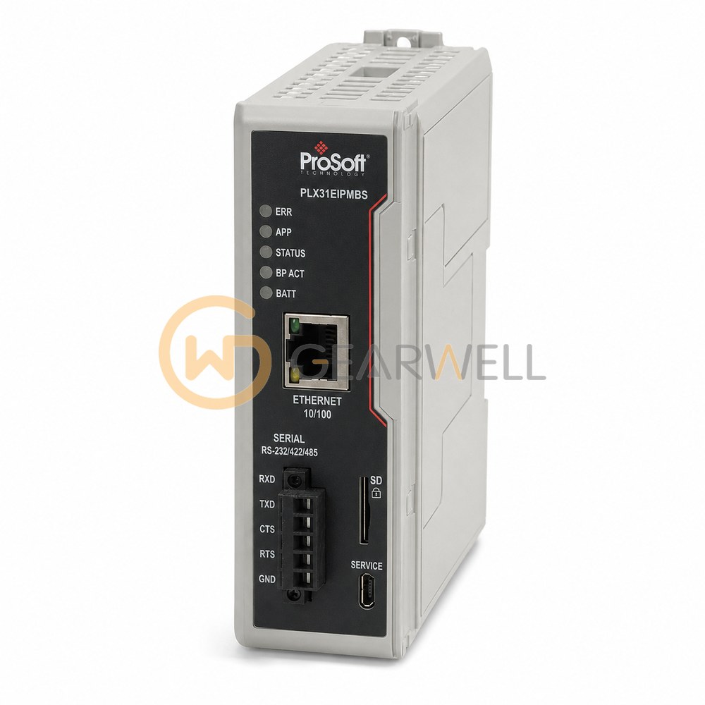 ProSoft Technology PLX31-EIP-MBS EtherNet/IP to Modbus Serial Gateway, 1 Port