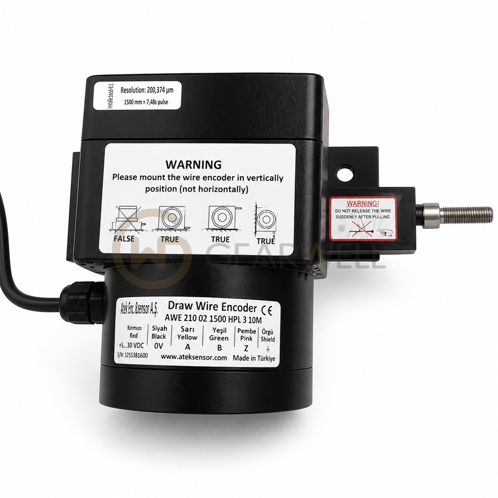 ATEK AWE 210 02 1500 HPL 3 10M Incremental Encoder