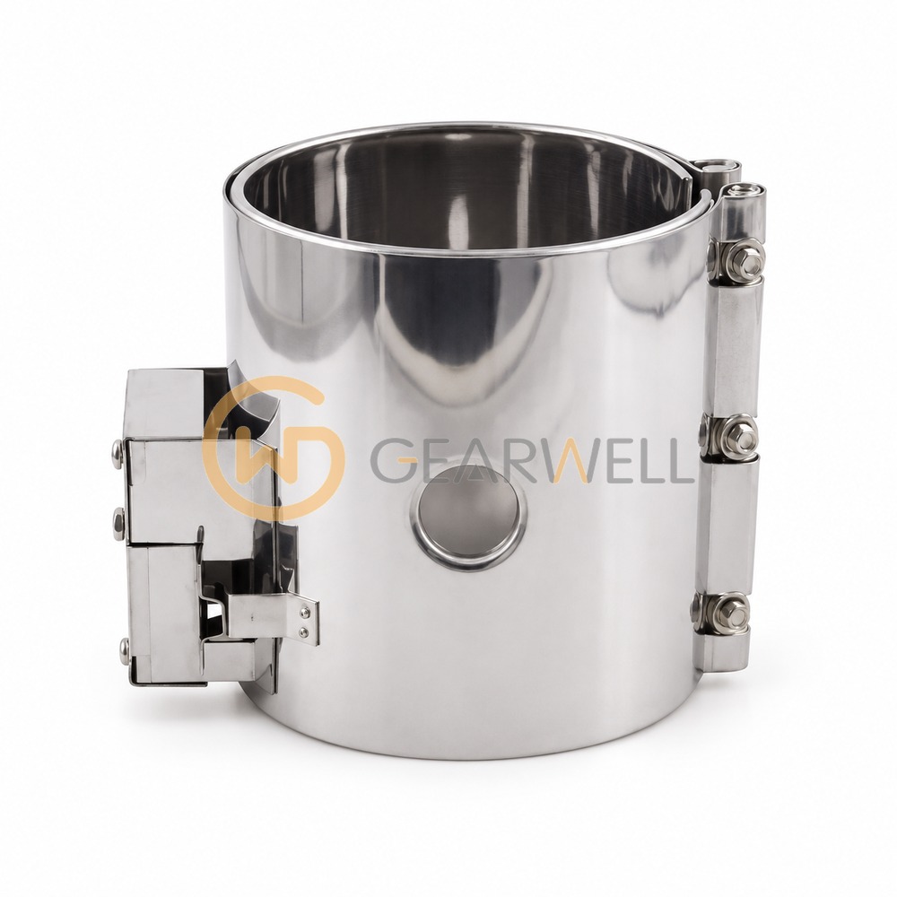100 x 115 mm Band Heater, 220 V 1250 W, for TOYO Injection Molding Machines