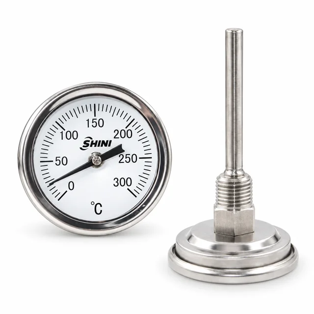 Bimetal Dial Thermometer for SHINI Hopper Dryers