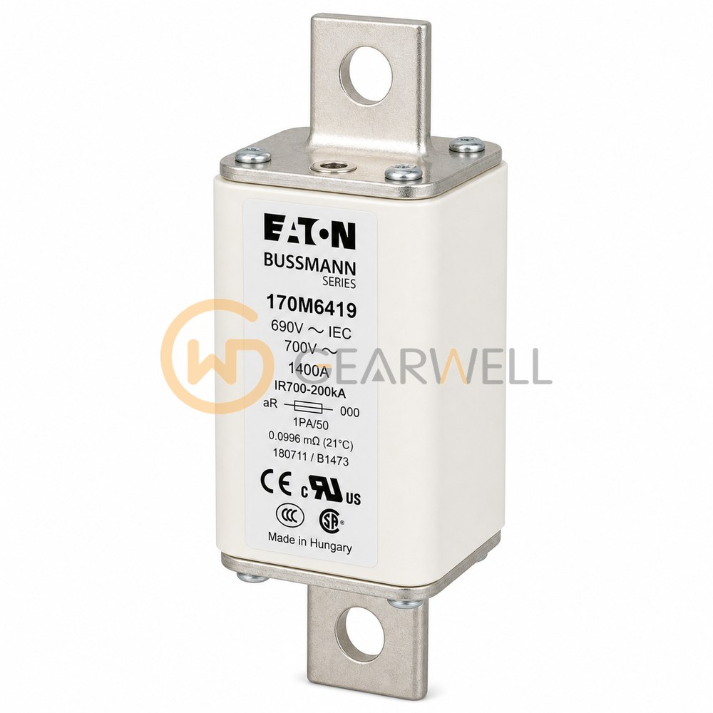 BUSSMANN 170M6419 1600 A 690 V AC aR High-Speed Fuse