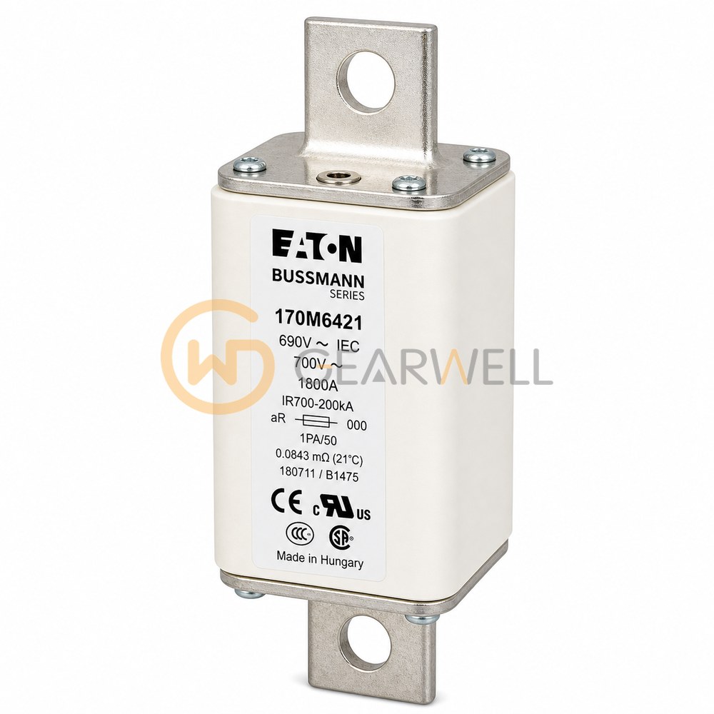BUSSMANN 170M6421 2000 A 550 V AC aR High-Speed Fuse