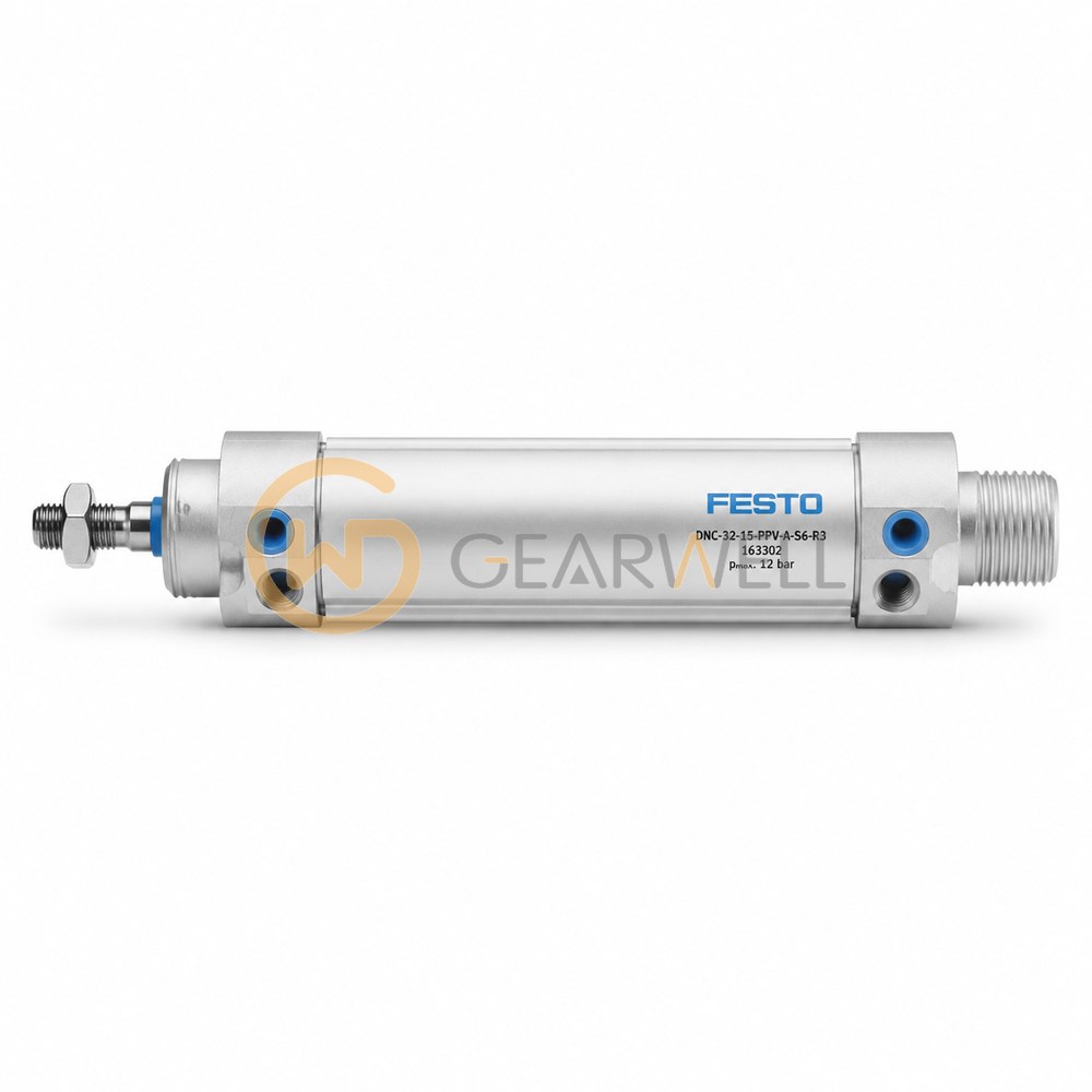 FESTO DNC-32-15-PPV-A-S6-R3 163302 Cylinder