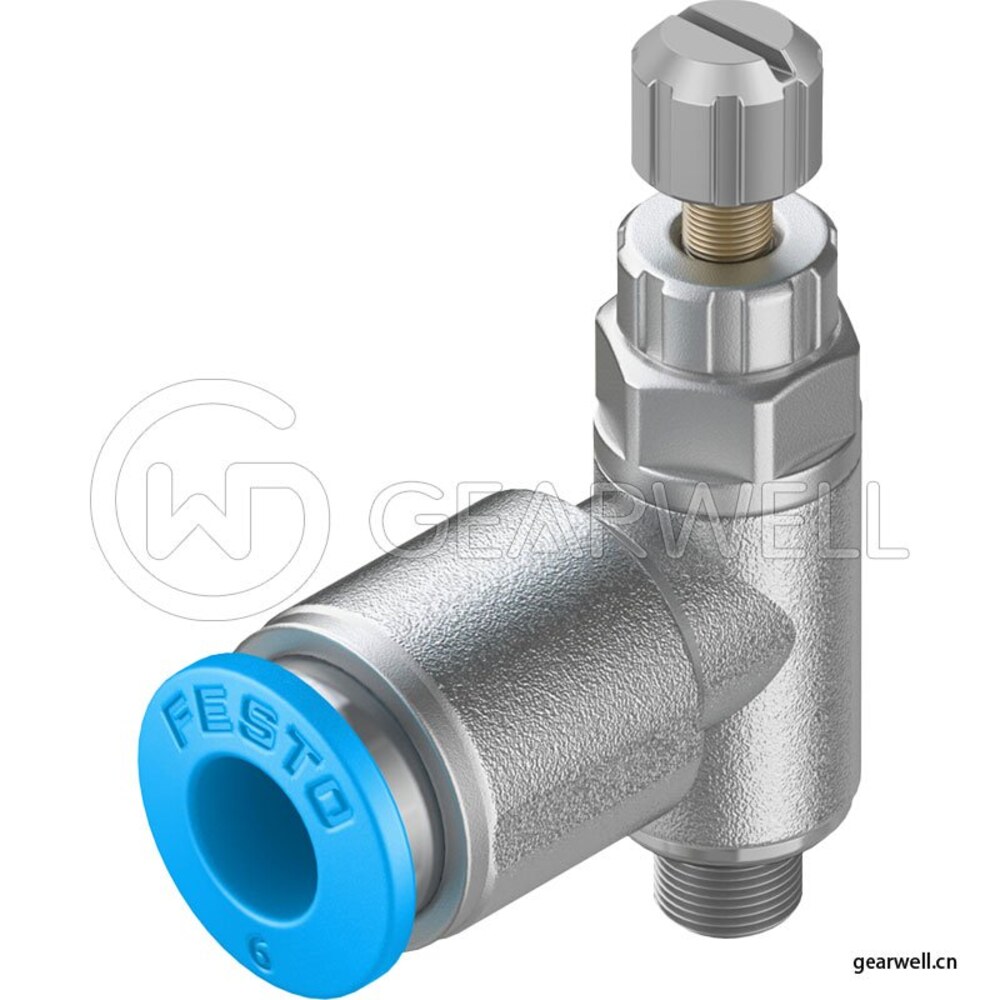 FESTO GRLA-M5-QS-6-RS-D 197578 One-way flow control valve