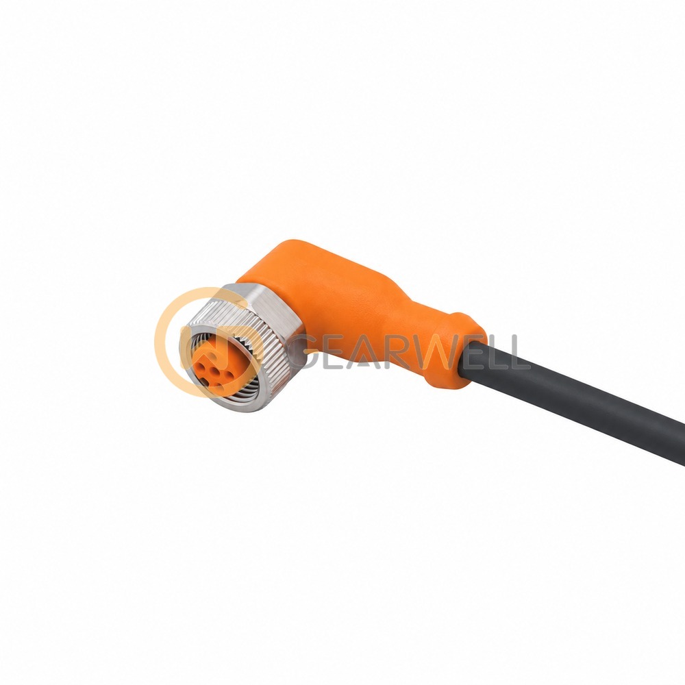 IFM EVC074 Connecting Cable with Angled Female Socket