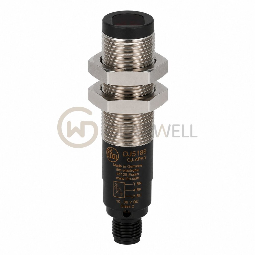 IFM OJ5186 Retro-Reflective Sensor for The Detection of Transparent Objects