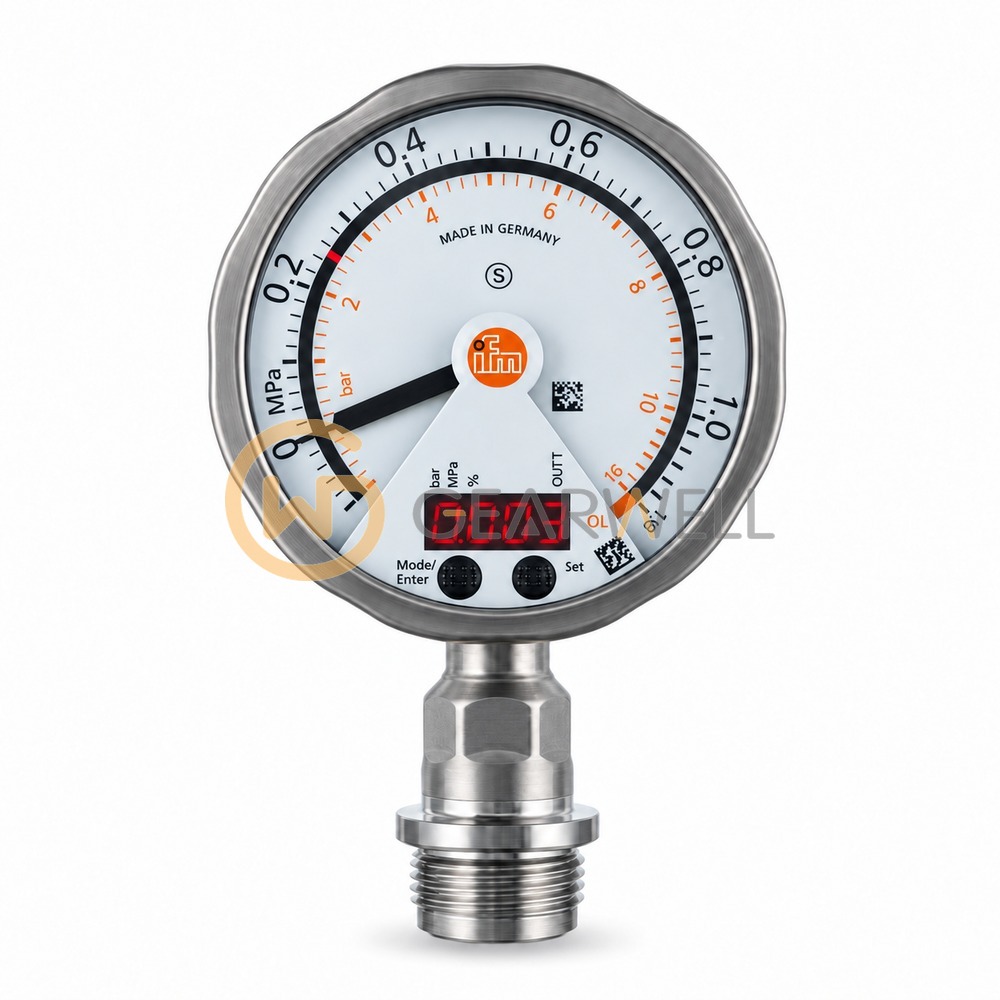 IFM PG2744 Flush Pressure Sensor with Analogue Display