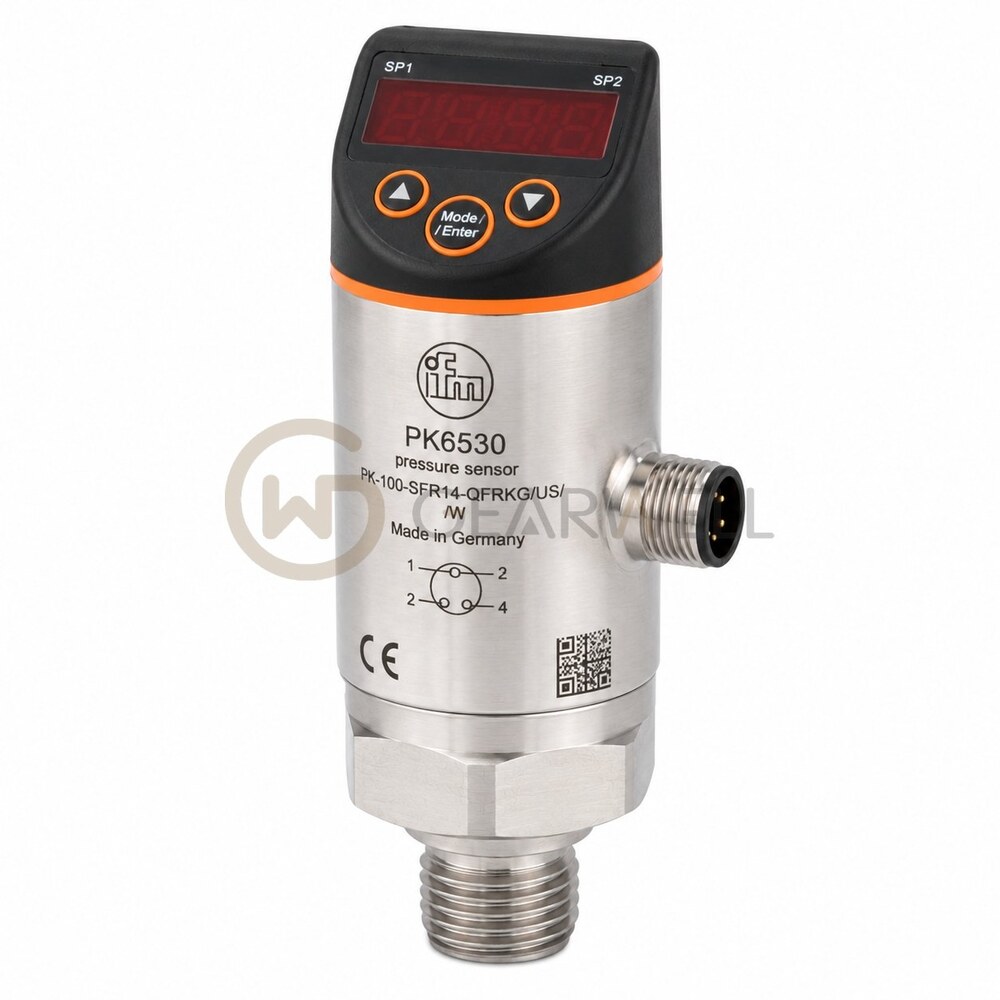 IFM PK6530 Pressure Switch with Intuitive Switch Point Setting