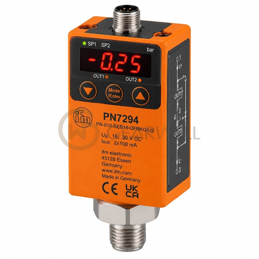 IFM PN7294 Pressure Sensor with Display