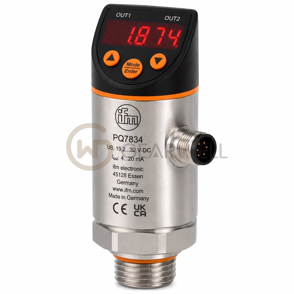 IFM PQ7834 Pressure Sensor for Pneumatics