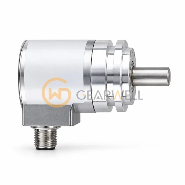 IFM RM9006 Absolute Multiturn Encoder with Solid Shaft