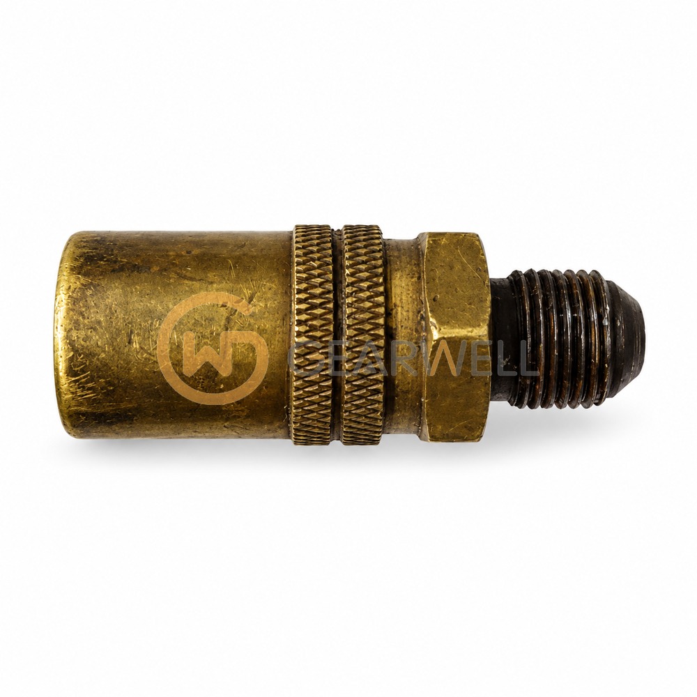 Locking Brass Quick Coupler for Mold Water Lines
