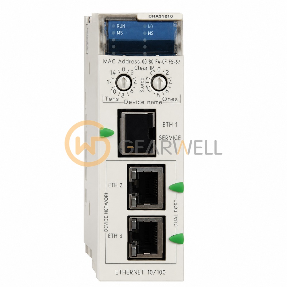 Schneider Electric BMXCRA31210 Modicon X80 Ethernet Remote I/O Adapter