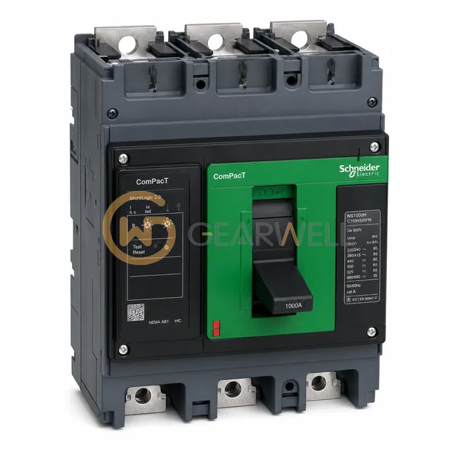 Schneider Electric C100H320FM NS1000H 1000 A 3-Pole Circuit Breaker