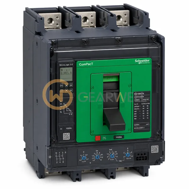 Schneider Electric C100N350FM NS1000N 1000 A 3-Pole Circuit Breaker