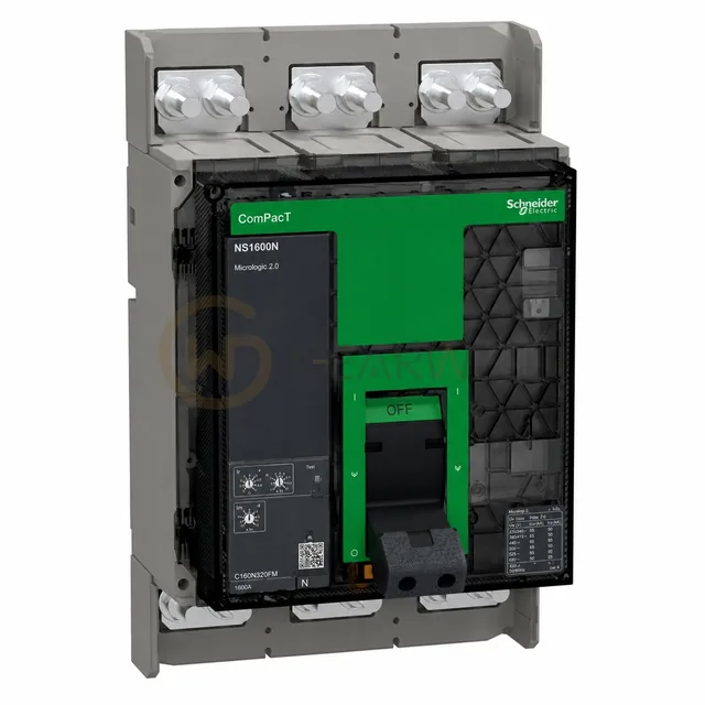 Schneider Electric C160N320FM NS1600N 1600 A 3-Pole Circuit Breaker