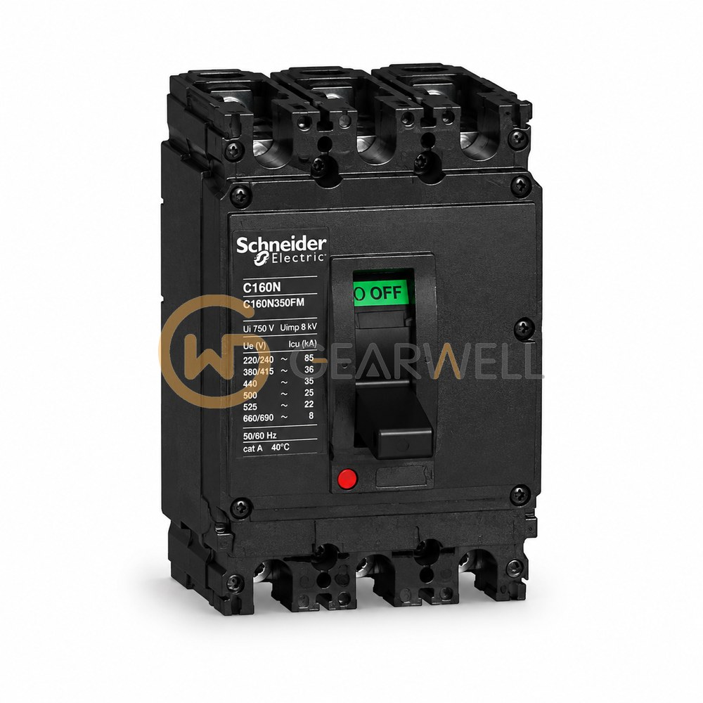 Schneider Electric C160N350FM NS1600N 1600 A 3-Pole Circuit Breaker