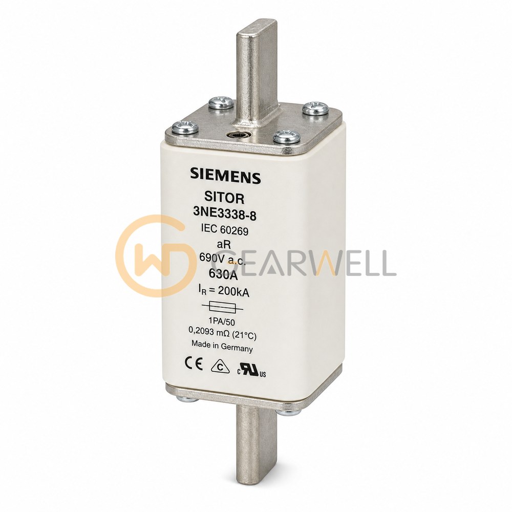 Siemens 3NE3338-8 SITOR NH2 800 A aR Fuse Link