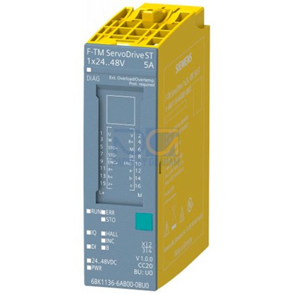 Siemens 6BK1136-6AB00-0BU0 ET 200SP F-TM ServoDrive ST Servo Drive