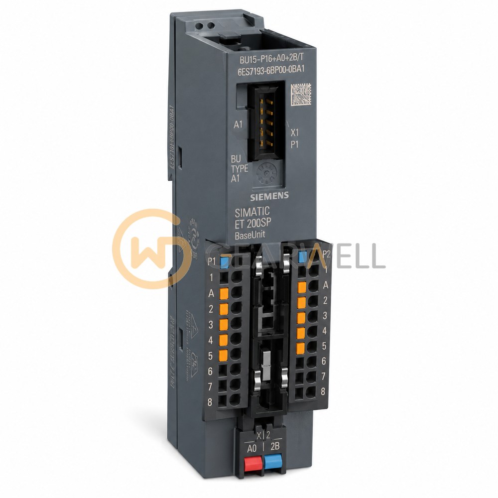 Siemens 6ES7193-6BP00-0BA1 ET 200SP A1 BaseUnit with Temperature Acquisition