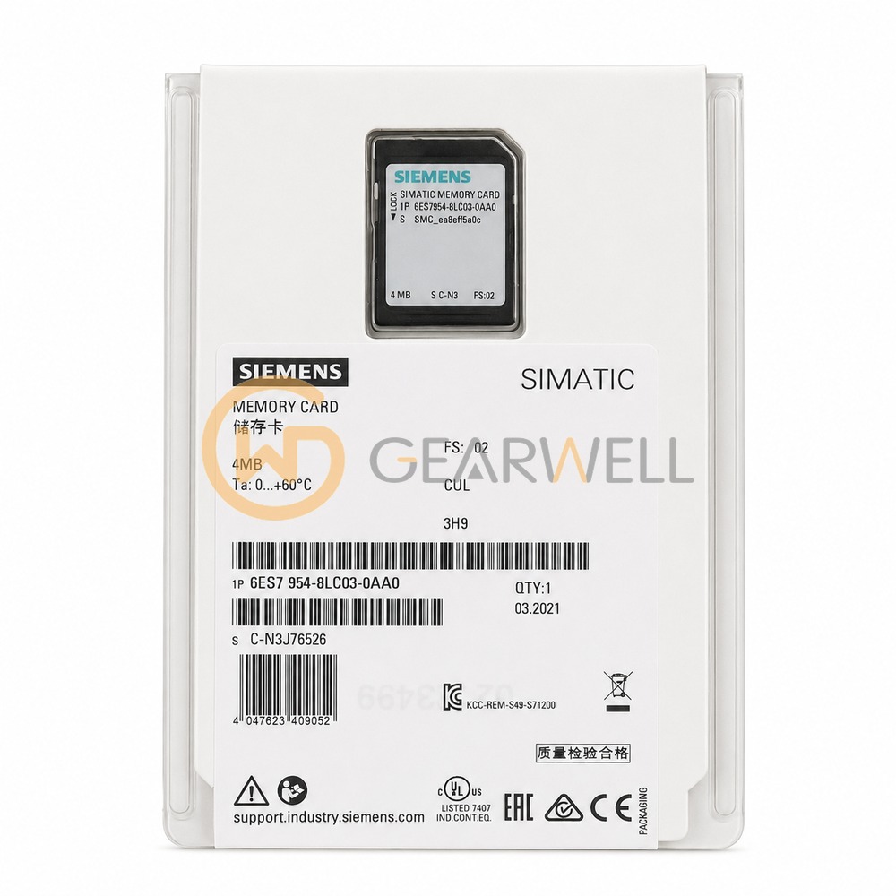 Siemens 6ES7954-8LC03-0AA0 SIMATIC S7 Memory Card