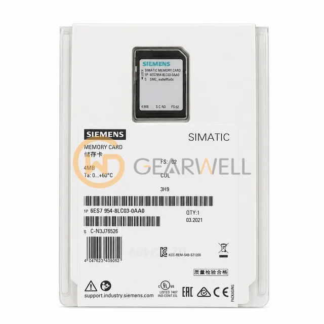 Siemens 6ES7954-8LC03-0AA0 SIMATIC S7 Memory Card