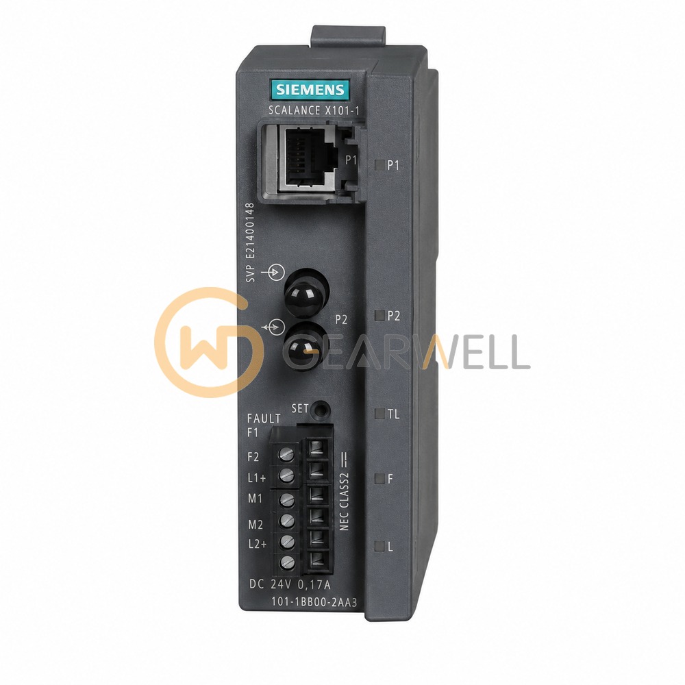 Siemens 6GK5101-1BB00-2AA3 SCALANCE X101-1 Ethernet Media Converter