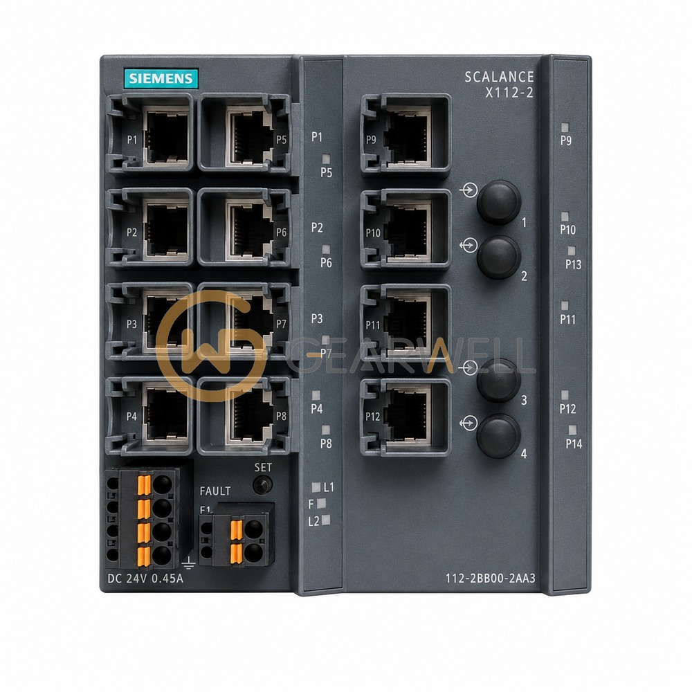 Siemens 6GK5112-2BB00-2AA3 SCALANCE X112-2 Industrial Ethernet Switch