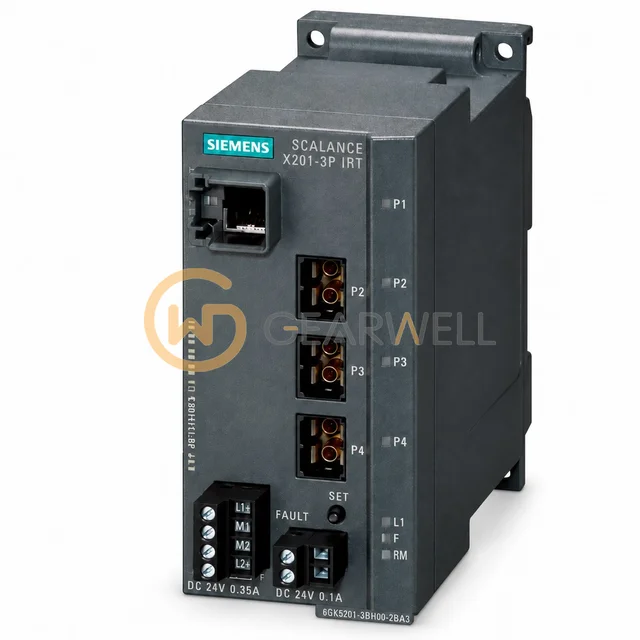 Siemens 6GK5201-3BH00-2BA3 SCALANCE X201-3P IRT Managed Industrial Ethernet Switch