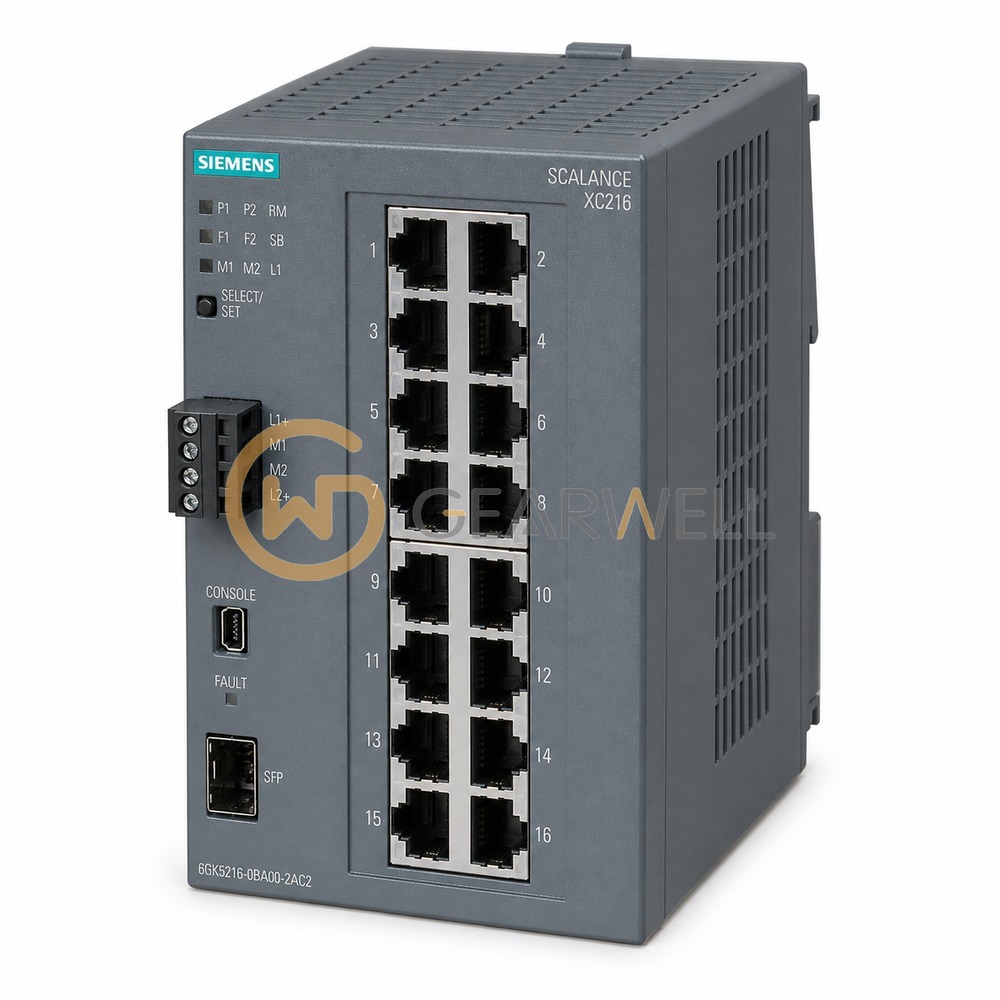 Siemens 6GK5216-0BA00-2AC2 SCALANCE XC216 Managed Industrial Ethernet Switch
