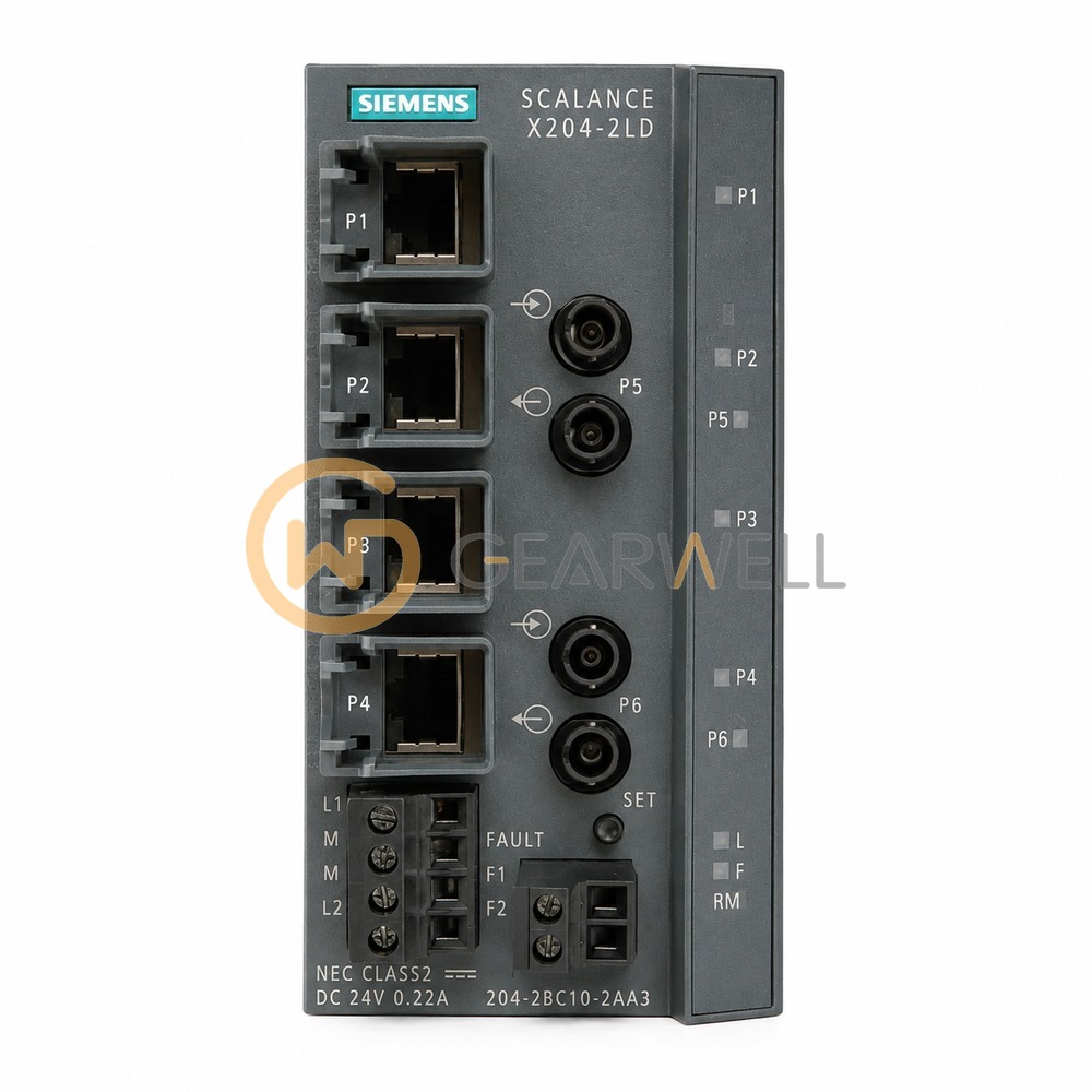 Siemens X204-2LD SCALANCE Industrial Ethernet Fiber Switch