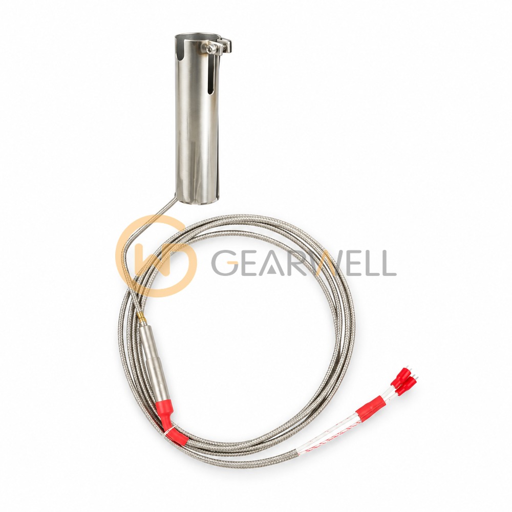 Spring Heater with Metal-Sheathed Leads for Injection Molding Machines