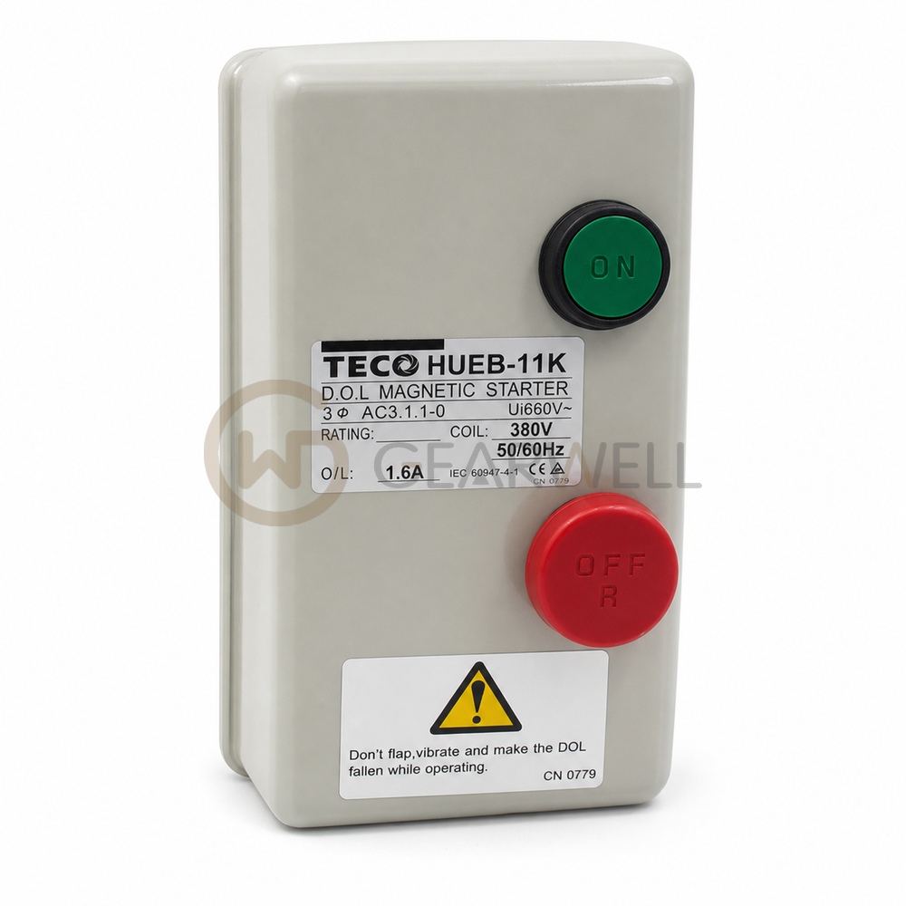 TECO HUEB-11K 3-phase magnetic contactor motor starter