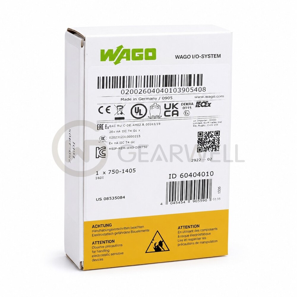 WAGO 750-1405 16-Channel Digital Input Module